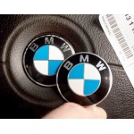 BMW 原廠 方向盤標誌 鋁製 LOGO 45mm